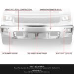 前保險杠（帶霧燈孔） 2014 至 2015 年款 雪佛蘭（Chevy）Silverado 1500