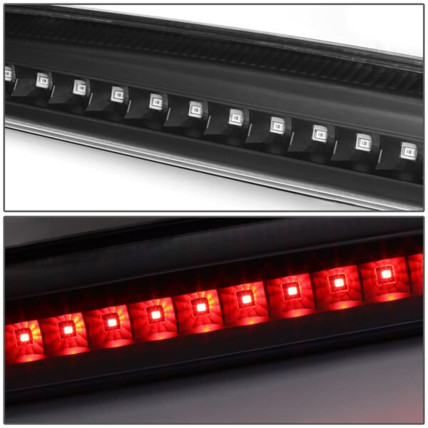 黑色燈殼 LED 條狀後尾門中間尾燈 2003 至 2006 年款 道奇（Dodge）公羊（Ram）2500、3500