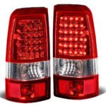 LED 尾燈（紅色） 2003 至 2007 年款 雪佛蘭（Chevy）Silverado、吉姆西（GMC）Sierra 1500、2500、3500 HD