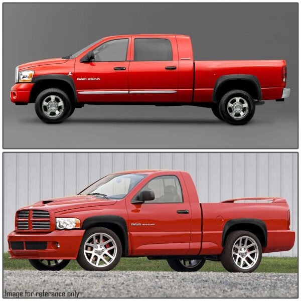 口袋式消光面輪眉 94 至 02 年款 道奇公羊（Dodge）Ram 1500、2500、3500