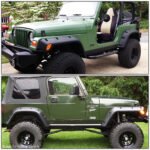 口袋式消光面輪眉 97 至 06 年款 吉普牧馬人（Jeep）Wrangler TJ